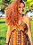 VESTIDO LIANA - PÔR DO SOL -MARROM COM DETALHES -VISCOSE PRÉ LAVADO - Imagem 7