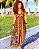 VESTIDO LIANA - PÔR DO SOL -MARROM COM DETALHES -VISCOSE PRÉ LAVADO - Imagem 3