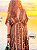 VESTIDO MORCEGO - PÔR DO SOL -MARROM COM DETALHES -VISCOSE PRÉ LAVADO - Imagem 6