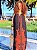 VESTIDO TRANSFORME-SE- PÔR DO SOL -MARROM COM DETALHES -VISCOSE PRÉ LAVADO - Imagem 5