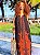 VESTIDO TRANSFORME-SE- PÔR DO SOL -MARROM COM DETALHES -VISCOSE PRÉ LAVADO - Imagem 2