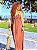 VESTIDO BORBOLETA BORDADO- PÔR DO SOL -MARROM- VISCOSE PRÉ LAVADO - Imagem 1