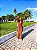 VESTIDO BORBOLETA BORDADO- PÔR DO SOL -MARROM- VISCOSE PRÉ LAVADO - Imagem 2