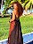 VESTIDO LOUISE- PÔR DO SOL -AZUL MARINHO - VISCOSE PRÉ LAVADO - Imagem 3