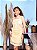 VESTIDO BORDADO- CURTO -G- FLORECER -BEGE- VISCOSE PRÉ LAVADO - Imagem 2