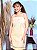 VESTIDO BORDADO- CURTO -G- FLORECER -BEGE- VISCOSE PRÉ LAVADO - Imagem 1