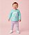 Conjunto Moletom Peluciado Brandili Baby Unicornio - Imagem 1