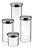 Conjunto 4 Potes Herméticos De Vidro Tampa Inox Electrolux Cor Transparente - Imagem 6