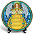 Anjo da Guarda (Azulejo Redondo) - Imagem 1