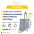 Ecobag Medium Amarela & Alça Black - Imagem 3
