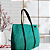 Ecobag Medium Verde Piscina & Alça Black - Imagem 1