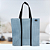 Ecobag Big Azul Celeste & Alça Black - Imagem 1