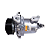 COMPRESSOR NISSAN MARCH VERSA 1.6 2012 A 2019 7PK 100MM - Imagem 1