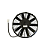 ELETRO VENTILADOR SPAL VA09-BP50/C-27S 24V SOPRANTE 11 POL - Imagem 1