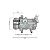 COMPRESSOR SANDEN ORIGINAL 6V12 CLIO SANDERO 206 1.0 1.2 4PK - Imagem 3