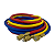 CONJUNTO MANGUEIRAS 2,5 METROS PARA MANIFOLD R134 R22 R404 - Imagem 3
