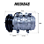 COMPRESSOR MODELO DENSO 10P15 12V PASSANTES POLIA 1A 140MM - Imagem 10