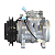 COMPRESSOR ADAPTAÇÃO 6P148 1A 12V VALTRA SANTANA GOL TRATOR - Imagem 5