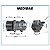 COMPRESSOR SANDEN ORIGINAL 7H15 12PK 24V 6095 6451 ESCAVADEIRA CATERPILLAR - Imagem 10
