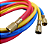 MANIFOLD MANOMETRO COM MANGUEIRAS 1,5M GÁS R134A R22 R404 - Imagem 2