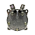 COMPRESSOR SANDEN ORIGINAL 5H14 UNIVERSAL 12V 2A Ø130MM OEM:5305 - Imagem 4