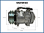 COMPRESSOR SANDEN ORIGINAL 7H15 UNIVERSAL 12V 2A Ø125MM OEM:SD4419 - Imagem 6
