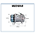 COMPRESSOR SANDEN ORIGINAL 7H15 12V 2A Ø132MM OEM:SD4434 - Imagem 6