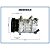 COMPRESSOR SANDEN ORIGINAL PXE16 VOLKSWAGEN JETTA 2.5 12V 10PK POLIA DUPLA Ø130MM - Imagem 4