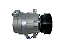 COMPRESSOR HARRISON V5 CHEVROLET CORSA 1995 À 1998 12V 6PK Ø129MM OEM:1135323 - Imagem 4