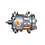 COMPRESSOR REFRIJET 7H15 UNIVERSAL/ TRATOR CASE/ NEW HOLLAND 12V SEM CONJUNTO DE EMBREAGEM OEM:SD6020 - Imagem 1
