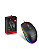 mouse com fio brilho neon - NMS-005 - Imagem 1