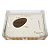 CAIXA OVO DE COLHER KIT CONFEITEIRO XADREZ LARANJA 150G - Imagem 1