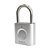 Cadeado Digital com Biometria 30mm Prata CF30 Papaiz - Imagem 2