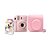 Kit Câmera Instax Mini 12 Rosa com 10 fotos Macaron e Bolsa - Imagem 1
