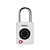 Cadeado TSA Digital com Biometria e senha 35B Papaiz Branco - Imagem 2