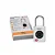 Cadeado TSA Digital com Biometria e senha 35B Papaiz Branco - Imagem 1