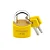 Cadeado de Latão SM LT-25mm Amarelo Pado Seguro e resistente - Imagem 4