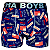 Kit com 10 Cuecas Boxer Alpha Boys Estampadas - Imagem 10
