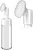 Frasco Pump Espumador Escova Silicone Limpeza Facial - Limpeza profunda e suave - Imagem 3