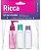 Conjunto com 3 Frascos de Viagem Ricca - 100ml, Tampas Sortidas, Ideal para Bagagem de Bordo - Imagem 1