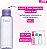 Conjunto com 3 Frascos de Viagem Ricca - 100ml, Tampas Sortidas, Ideal para Bagagem de Bordo - Imagem 2