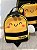 Kit Mochila Escolar  M Abelhinha 3D com rodinhas + Lancheira Oval - Imagem 6