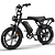 Bicicleta Eletrica Ouxi V8 1000W bateria de litio - Imagem 3