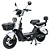 Autopropelido Scooter Elétrica BOB 1000W 60V 20AH - Imagem 3
