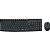 Kit Mouse e Teclado Logitech Mk235 Sem Fio Preto - Imagem 1