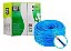 METRO CABO REDE LAN FURUKAWA SOHOPLUS CAT5E UTP AZUL CLARO CERTIFICADO - Imagem 1
