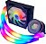 WATER COOLER GLACIAL EG1210 120MM LED MANGUEIRA EVOLUT - Imagem 1