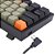 TECLADO MECANICO GAMER FIZZ RGB LARANJA CINZA E PRETO SWITCH MARROM - Imagem 2