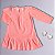 Vestido Infantil Flores Salpicadas Plush Premium - Imagem 1