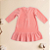 Vestido Infantil Flores Salpicadas Plush Premium - Imagem 3